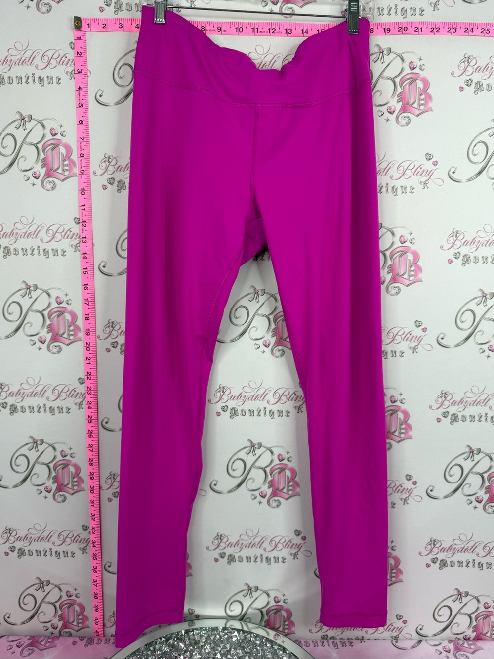 90 Degree By Reflex tights Bright Magenta High-Rise Workout Leggings